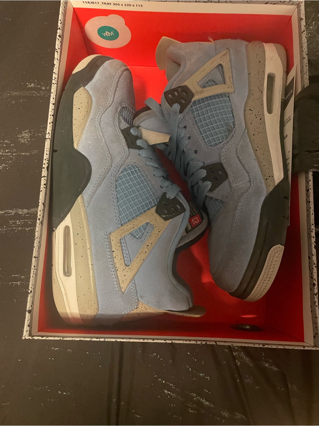 Jordan Air Jordan 4 Retro Box University Blue / Black